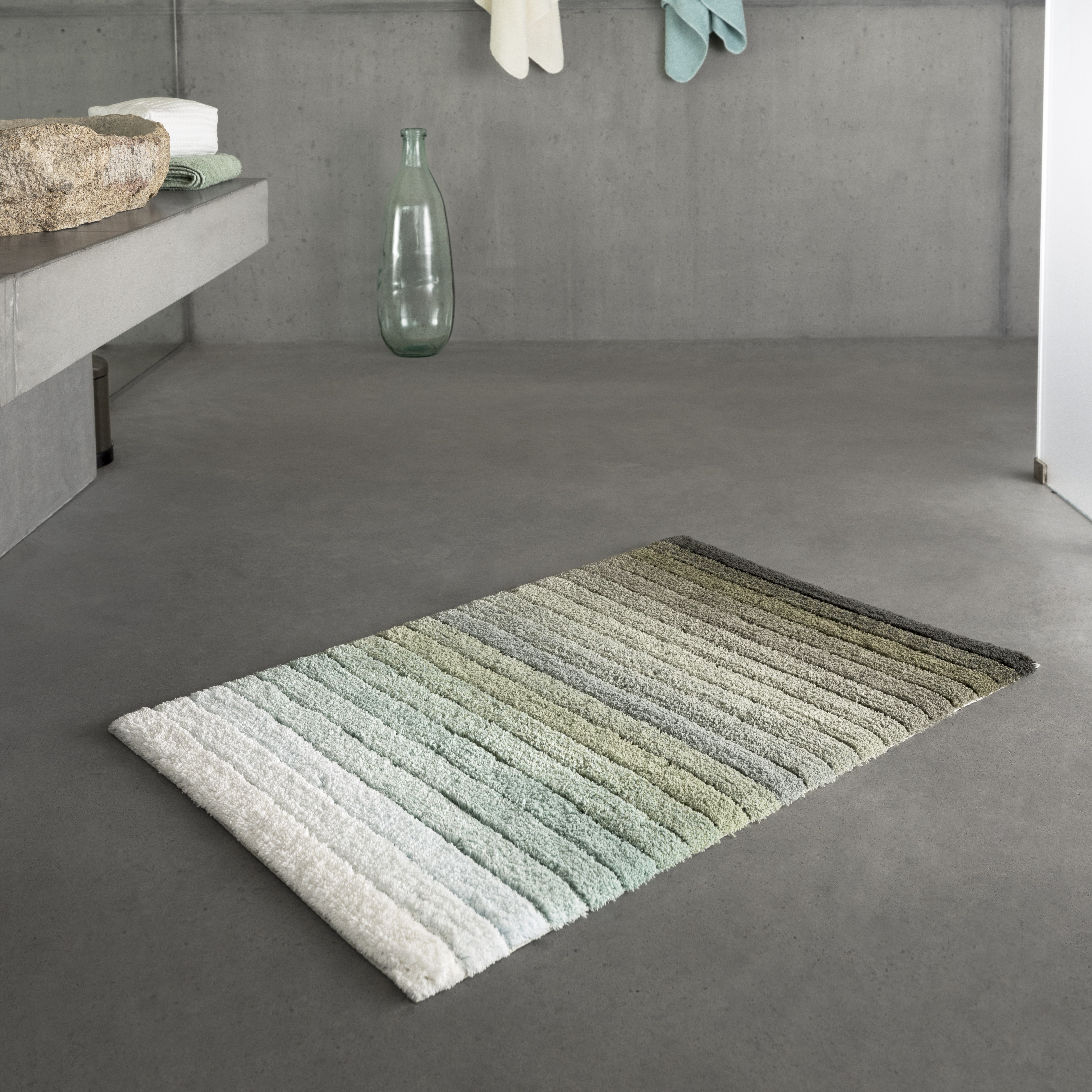 Maior Bath Mat 235 By Designer Abyss Habidecor In Ice Blue